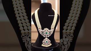 925 Silver Jewellery  Precious Pearls curated with Victorian Pendant CallWhatsApp 9704646699 [upl. by Gyatt]