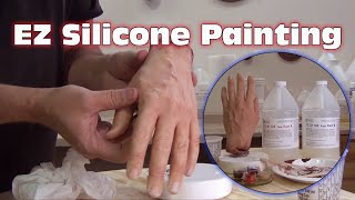 Painting A Silicone Hand Fast amp Easy [upl. by Tara]