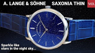 A LANGE amp SÖHNE Saxonia Thin Sparkle like stars in the night sky [upl. by Tisbe]