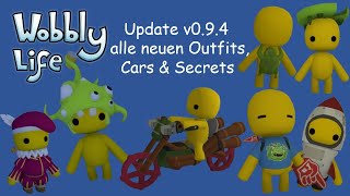 Wobbly Life Update v094 – Sewers Update  alle Secrets Outfits und Autos  BUG bei Pottery [upl. by Ami]