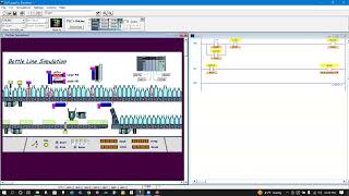 LogixPro 500 PLC Programming Tutorial Bottle Line Simulation [upl. by Torruella]