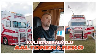 Nappinahkaa ja valorautaa  Kuljetuspalvelu Aaltonen amp Reko  Scania R500 [upl. by Aigroeg]