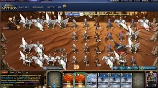 Rise of Mythos  Desert Fortress Stage 1 Solo [upl. by Elle]