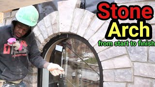 How To Build A Stone Arch From Start To Finish [upl. by Fariss]