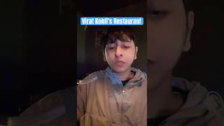 Going to Virat Kohli’s Restaurant minivlog brownkiki shorts [upl. by Allebasi731]