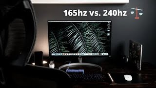 The Switch Between 165hz to 240hz  Fortnite [upl. by Noiek738]