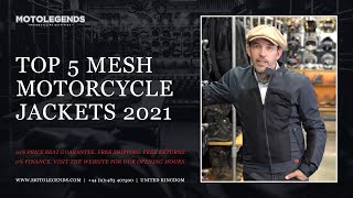 Top 5 mesh motorcycle jackets 2021 [upl. by Schmitt]