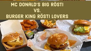 McDonald‘s Big Rösti vs Burger King Rösti Lovers [upl. by Eirolam]