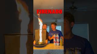 FIRE TORNADO IN A TRASH CAN 🔥🌪️ tornado experiment fire [upl. by Oates]