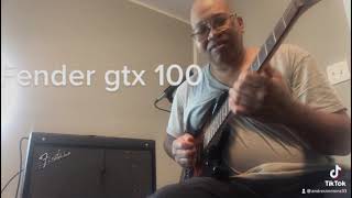 Fender GTX 100 demo [upl. by Packston637]