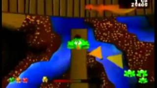 Frogger PSX Walkthrough Forest Zone 32 Canopy Capers [upl. by Anilram]