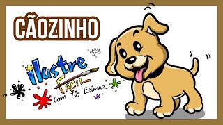 Desenhe Fácil  Cãozinho  animais [upl. by Nwaf786]