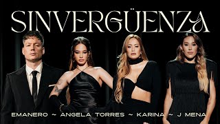 Emanero Karina J mena Angela Torres  SINVERGÜENZA Official Video [upl. by Yve]