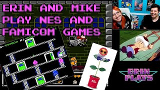 Erin Plays and Mike Matei play Wacky Races Yume Penguin Monogatari and more NES amp Famicom [upl. by Annahael]