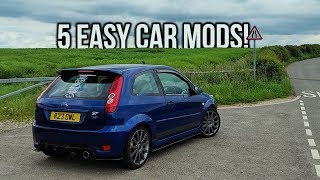 5 CHEAP and EASY Mods for your FIRST CAR [upl. by Kirat]