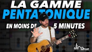 Comment jouer la gamme pentatonique l Guitare l Jimmy Lahaie [upl. by Erdnaxela]