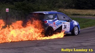 Rallye de La Montagne Noire 2017 Best of DS3 on fire [upl. by Mcdade]