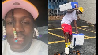 Lil Yachty Finesses Two PS5 From Best Buy After Giving Employee A Hug [upl. by Gwenneth]