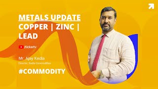 Commodity  Watch Weekly Outlook On Base Metals By Mr Ajay Kedia Director Kedia Commodities [upl. by Nosnorb38]