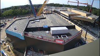 Timelapse inhijsen laatste stationskappen EdeWageningen juli 2023 [upl. by Reivazx848]