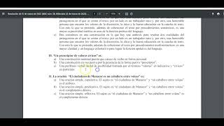 Examen resuelto de lengua para pruebas de acceso a grado superior de Canarias mayo 2022 [upl. by Yanttirb39]