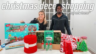 come christmas decor shopping with us for our new home  haul [upl. by Willtrude968]