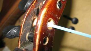 How to Install Schaller Violin Tuning Pegs [upl. by Stedmann]