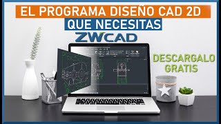 ZWCAD la mejor ALTERNATIVA software DISEÑO CAD 2D Descárgalo gratis [upl. by Amahcen]