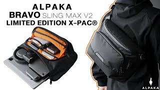 กระเป๋าสลิง x กระเป๋า Messenger  Alpaka Bravo Sling Max V2 Limited Edition Black [upl. by Himelman]