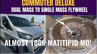 COMMUTER deluxe flywheel Conversion Dual mass to Single mass [upl. by Adalard398]