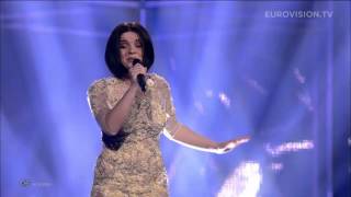 Hersi  One Nights Anger Albania LIVE 2014 Eurovision Song Contest First SemiFinal [upl. by Politi]