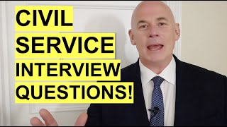 CIVIL SERVICE Interview Questions amp Answers How to PASS a Civil Service Success Profiles Interview [upl. by Wilhelmine]