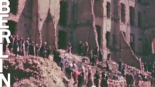 Berlin and Potsdam 1945  aftermath HD 1080p color footage [upl. by Nibot899]