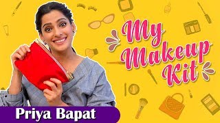 My Makeup Kit With Priya Bapat  Marathi Actress  Gachchi Vazandar amp Timepass 2 Marathi Movies [upl. by Llevert]