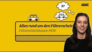 Anhänger ziehen mit den Führerscheinklassen B und BE  ADAC [upl. by Margalit271]