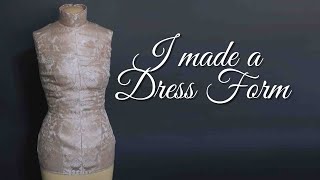 I turned my Uniquely You Dress Form into the Bootstrap Fashion Dress Form [upl. by Nirrep]