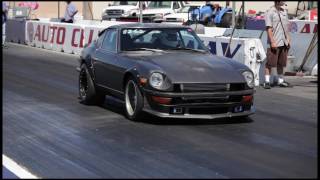 240z w skyline swap racing at fontana [upl. by Corenda]