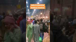 Rush at Lahore Junction Railway Station 10112024 ytshort train lahorejunctionrailwaystation [upl. by Tormoria]