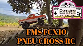 on ressort le FMS FCX10 K5 blazer avec pneus Cross RC bien ça au bois de rose 210924 [upl. by Gwenora]