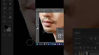 Use Smudge Tool In Photoshop cc  makedesignbyroushan  photoshop  shorts [upl. by Hana]