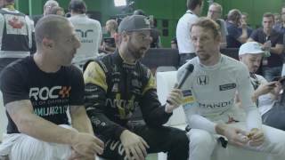 James Hinchcliffe from Race of Champions 2017 in Miami  Part2 [upl. by Hilar444]