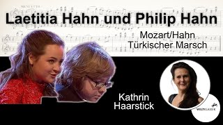 Laetitia Hahn Philip Hahn MozartHahn  Türkischer Marsch [upl. by Ecad]