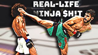 Flashiest MMA KOs  RealLife Ninja Moments in The UFC [upl. by Anivlac792]