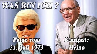 Was bin ich mit Robert Lembke vom 31 Juli 1973 Stargast Heino [upl. by Allix311]