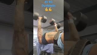 Single arm DB chest press gym chest chestworkout [upl. by Guthrey187]