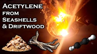 Acetylene Gas from Sea Shells and Driftwood [upl. by Hunley]