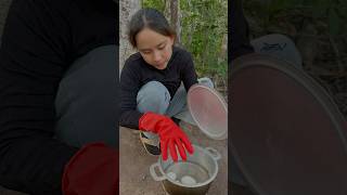 Single mom show SMART idea and USEFUL for survival in Wild camping outdoor bushcraft lifehacks [upl. by Mcneely737]