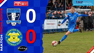 Dunston UTS 0 Stockton Town 0  Pitching In Northern Premier League Highlights [upl. by Anoval81]