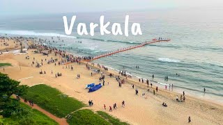 Varkala  Keralas best beaches  Cliff Cafes Sea Food Tourist Places Guide amp Things to do [upl. by Evette285]