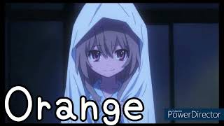 Toradora ED2  Orange Lyrics [upl. by Aibar]